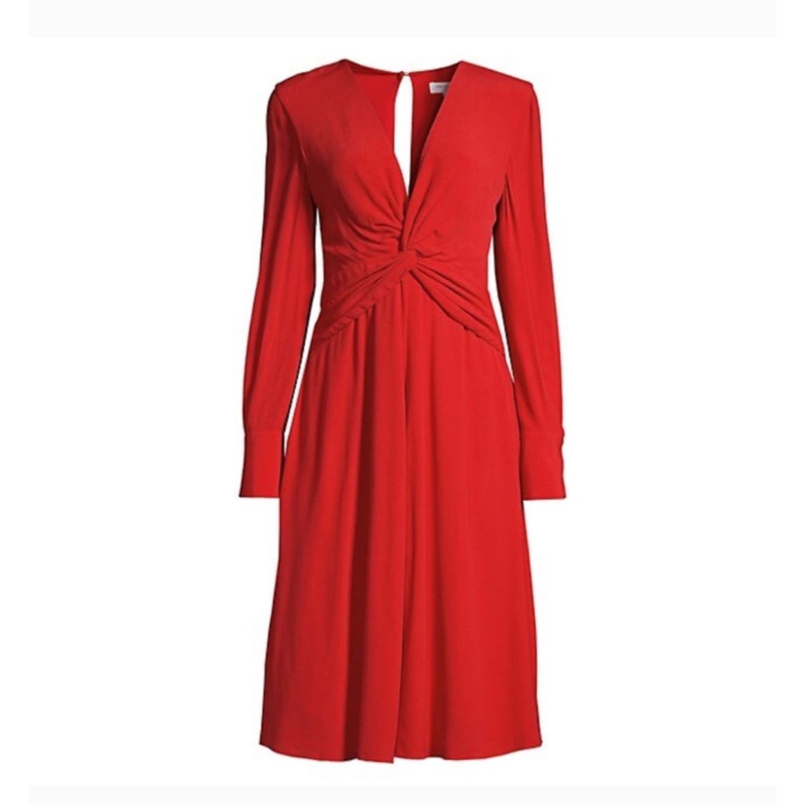 Equipment Femme Faun Twist Knot Knee Length Dress Nwt